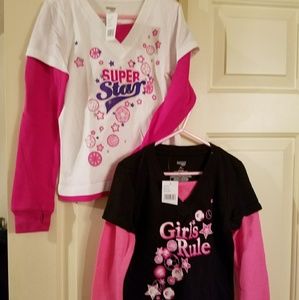 NWT Danskin girls shirt bundle size 6